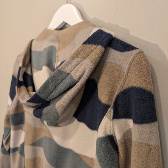 Abercrombie & Fitch Kids Fleece Hooded Jacket Light Layer Travel - Size 11/12 - Picture 5 of 9